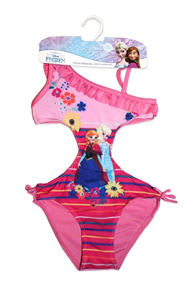 Disney Frozen Costum de baie trikini ciclam 3-8 ani cu uscare rapidă 80% poli...