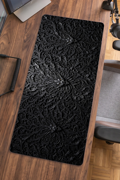 Milura Barok Gotik Tasarım 40x90 ProControl Mouse Pad Gaming Mousepad Kaymaz ...