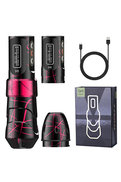 BLACKSMITH Max Red colorfull wireless pen dövme makinesi