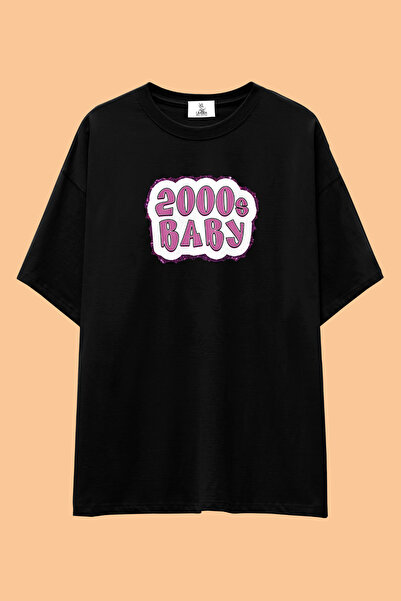 UmbraWear Tricou cu croială largă, stil Y2K anilor 2000 |   Tricou unisex, 10...