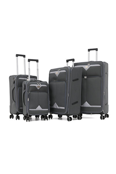 Capital 4-Piece Soft Luggage Set | 20", 24", 28" & 32" Travel Suitcase Set | ...