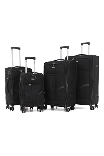 MELIFE 4 Piece Soft Luggage Set | 20", 24", 28", 32" | Lightweight Travel Tro...