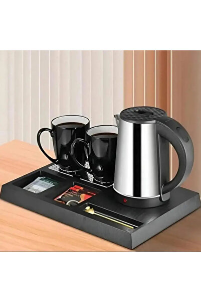 KRAWN Hotel Kettle Set 1350W -Capacity 800ml – 37908