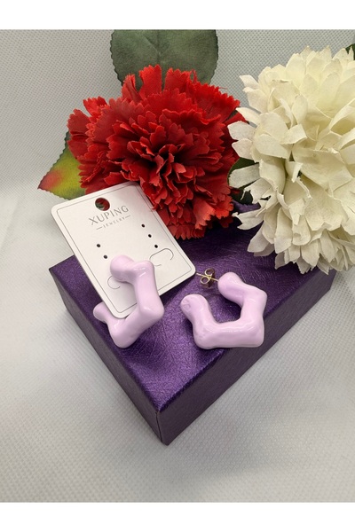 XUPING JEWELRY Kuyum Series Colorful Bone Model Steel Earrings