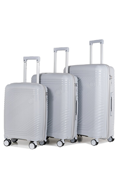 Generic 3-Piece Luggage Set, Polypropylene Material, Lightweight, TSA Lock, 3...