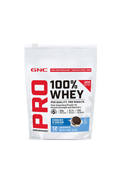 GNC Proteina din Zer cu Aroma de Biscuiti si Crema Testata Antidoping Pro Per...