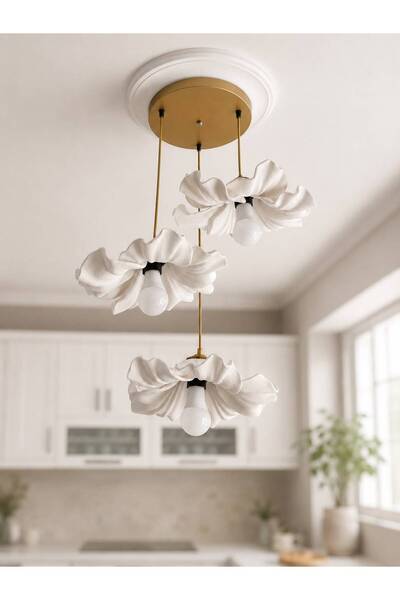 DREAM MODE Nest 3Lü Sarkıt Avize Modern Dekoratif E27 Salon Mutfak Yatak Odas...
