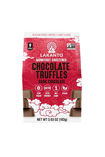 Lakanto Chocolate Truffles Dark Chocolate 3.63 OZ 3.63OZ