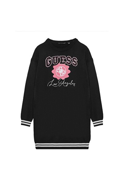 Guess Rochie tricotată de fată J5YK09Z3OF0 Negru