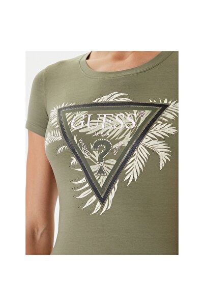 Guess Tricou de damă W5YI13J1314 Kaki