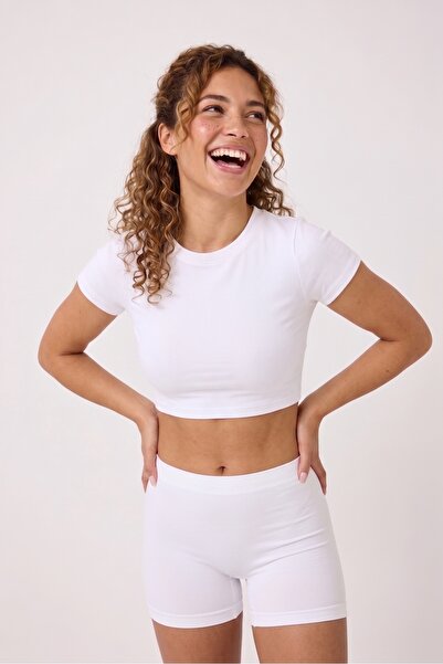 NACAR STORE Women's Solid Color Lycra 95% Cotton Flexible Comfortable Boxer S...