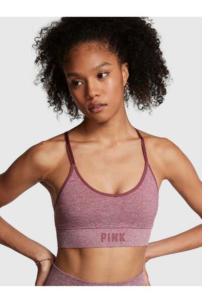 PINK Seamless Racerback Sporcu Sütyeni