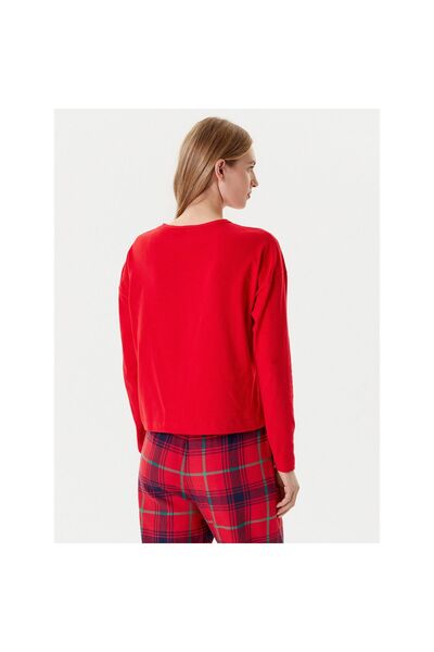 United Colors of Benetton Tricou de pijama pentru femei 3DKE3M06L Roșu