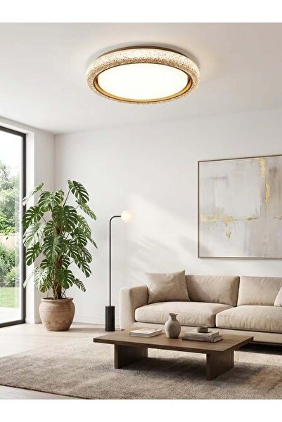 Generic SageLiving Modern Round LED Ceiling Light 72W | RG Multi-Color Dimmab...