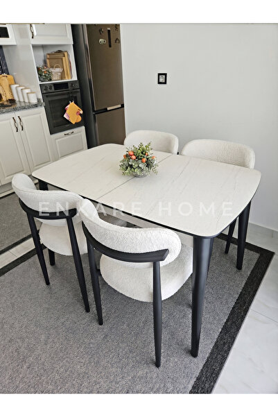Enkare Riva Masa & Polo Sandalye Takımı | Mutfak & Salon - 80x124 - 158