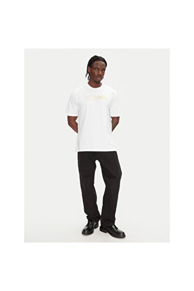 Just Cavalli Tricou bărbătesc 78OAHT16 CJ500 Alb