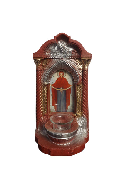 OEM Candelă ceramică Maica Domnului CDL0130-MDM maro