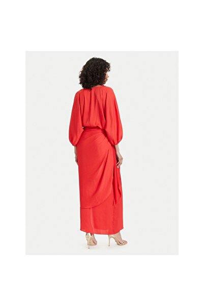 Access Fashion Γυναικείο Βραδινό Φόρεμα 63-3379 Κόκκινο