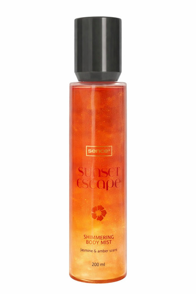 SENCE Spray Corp Shimmering Sunset Escape 200 ml, Spray de corp cu efect scli...