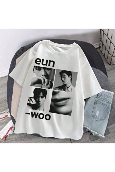 SVART WEAR Eunwoo letnja majica sa širokim izrezom i printom