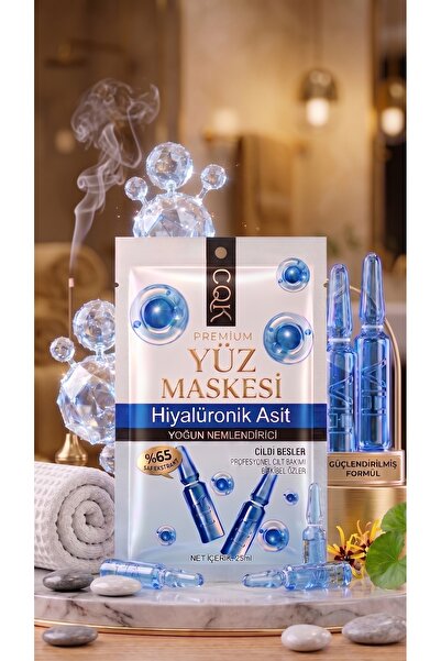 MEMOVA Premium Hyalüronik Asit Yoğun Nemlendirici Yüz Maskesi - Anında Dolgun...
