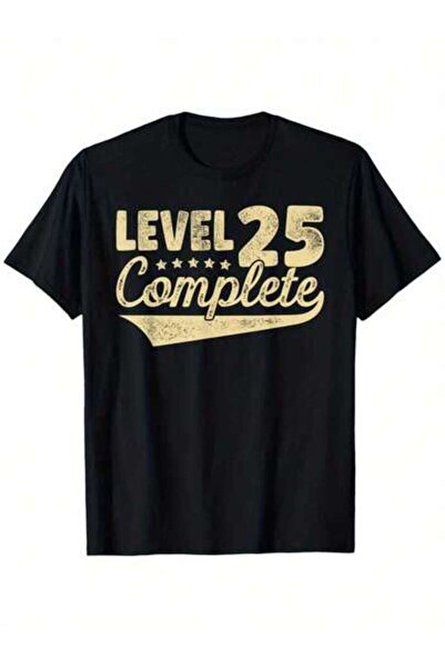 45 BPM تي شيرت Level Complete Vintage للذكرى السنوية للزواج الخامسة والعشرين ...