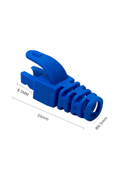 ASYTECH Networking Capac RJ45 Manson, albastru (100 bucăți) RJ45-CAP-BL