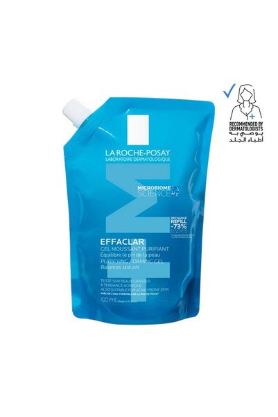 La Roche Posay LRP Effaclar Gel Moussant Purifiant +M Refill Pack 400Ml