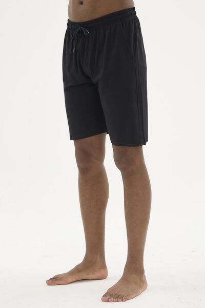 KLY Men's Modal Fabric Navy Blue Shorts C8T2N1