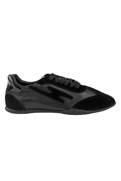 Pegia Women's Leather Casual Sneaker Dg6112 Black Patent Leather