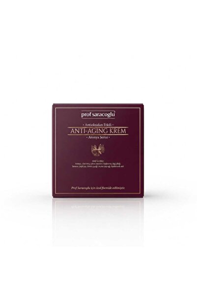 prof saracoğlu Aronya Anti Aging Krem 50 ml - Antioksidan Etkili - Cilt Sıkılaştırıcı
