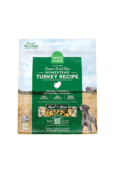 open Farm Freeze Dried Homestead Turkey Recipe Dry Dog Food 99G
