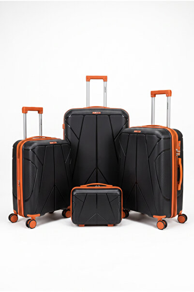 SPEED 4-Piece Polypropylene Luggage Set with Cosmetic Bag 12/20/24/28 Inch – ...
