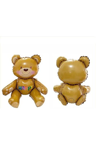 Yıldızan Happy Written Sitting Bear Foil Balloon 77X70 cm 931845