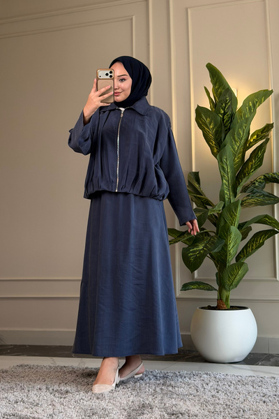 Suede Style 6175 - طقم نسائي أنيق ومريح من قماش مودال ناعم