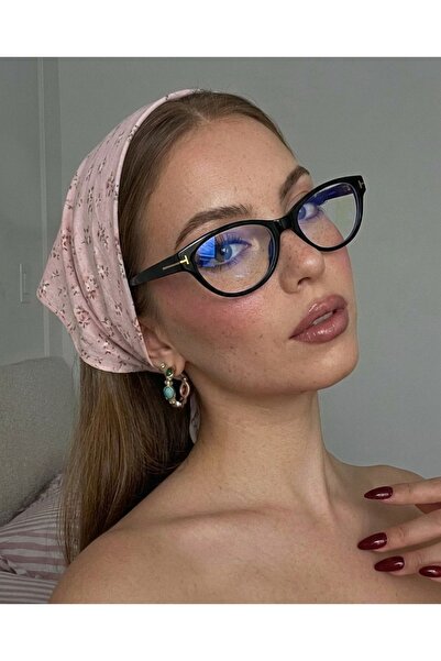 funeyes Karlo Siyah Retro Unisex Siyah Oval Cat Model Kadın Erkek Mavi Işık K...