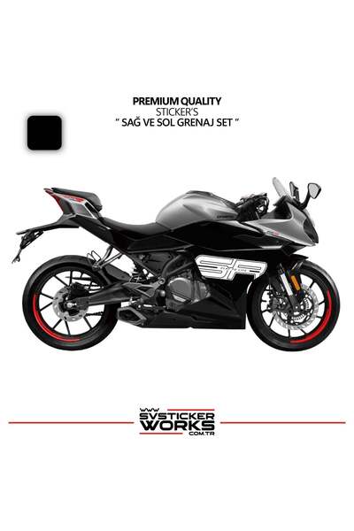 ARONA CFMOTO 250SR Grenage ملصق مجموعة اليمين اليسار نموذج ملصق ملصق عالي الجودة