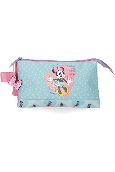 Disney Penar fete, Minnie Mouse My happy place, 3 compartimente, multicolor