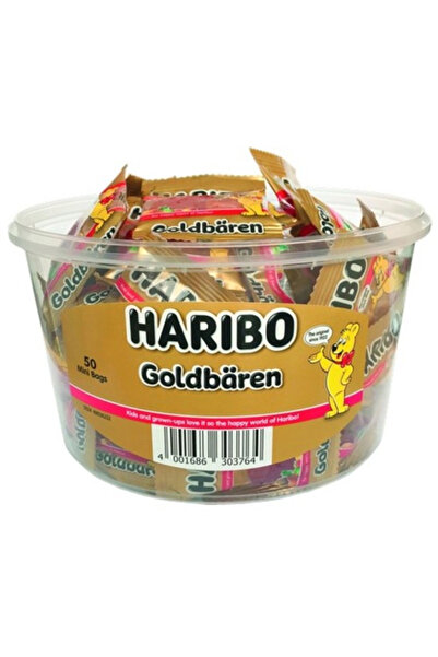 Haribo ΖΑΧΑΡΩΤΑ 10gr - (GOLDBEARS) (MINI) (50x10gr)