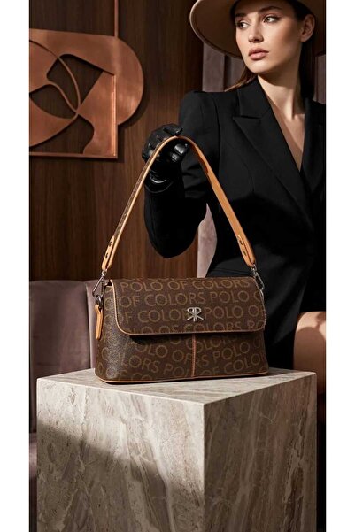 WİKİDAYS.S MODA TRENDİ İmpol Monogram Patterned Women's Shoulder Bag