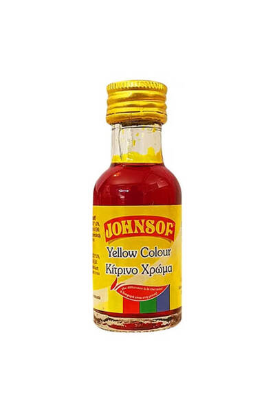 Kagia JOHNSOF ΧΡΩΜΑ ΖΑΧΑΡΟΠΛΑΣΤΙΚΗΣ 28ml. - (ΚΙΤΡΙΝΟ)