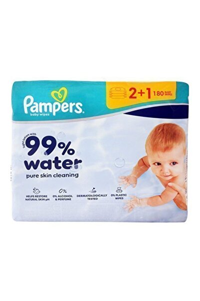 Pampers ΜΩΡΟΜΑΝΤΗΛΑ 3x60τεμ. - (99% WATER) (2+1)