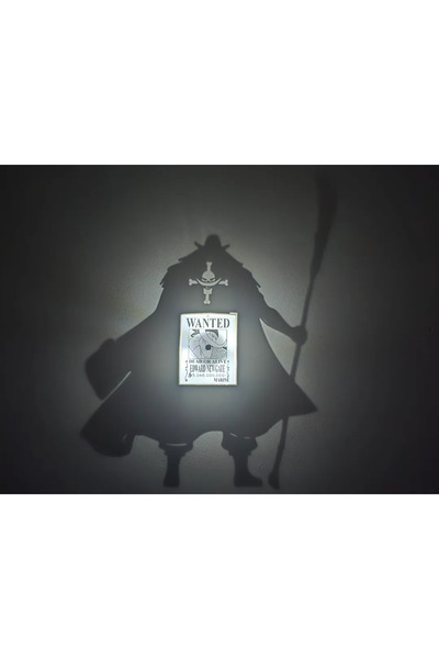 Lumishade Barba Blanca/Beyaz Sakal Gölge Lambası - One Piece Gece Lambası - A...