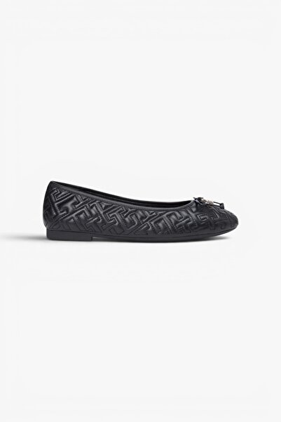 Tommy Hilfiger TH QUILTED BALLERINA Kadın Siyah Espadril - FW0FW09264