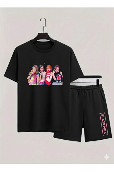 MAGORS Blackpink K-Pop Band Printed Cotton Short Sleeved Children's Tshirt-Sh...