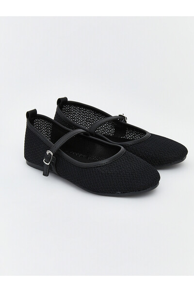 LC Waikiki Alita City Lcw Steps Black Girls' Ballet Flats with a Difference