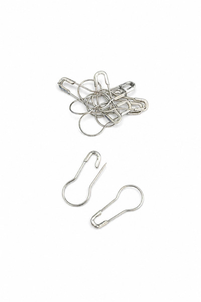 MTKardeşler 2000 Pieces of Pear-Shaped Safety Pins 2 cm Bulb Type Safety Pins