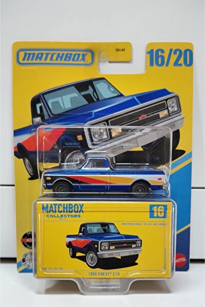 Matchbox 1968 Chevy C10 - 1:64 Classic American Metal Collectible Vehicle
