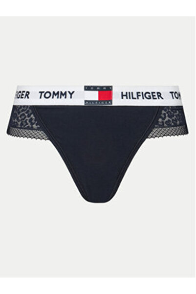Tommy Hilfiger Tanga de damă UW0UW05619 Albastru