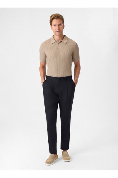 Back And Bond Siyah Erkek Slim Fit Pantolon B35S31034